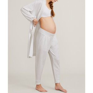 Hatch Light Gray Maternity Joggers